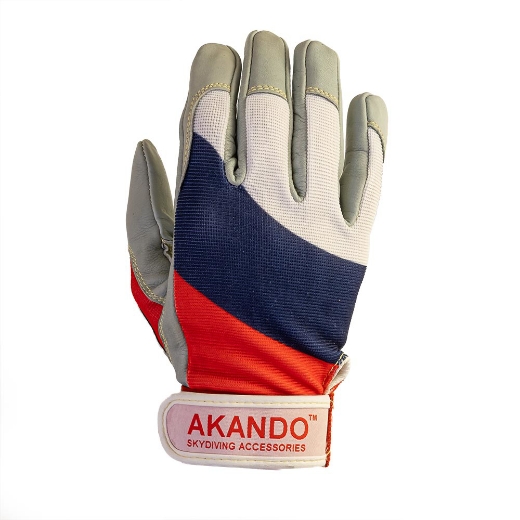 Picture of Akando Ultimate white-blue-red Gloves