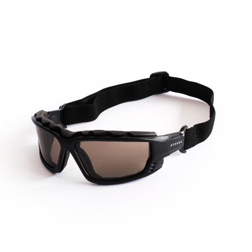 Akando Square 2 Sunglasses padding and strap for use when skydiving